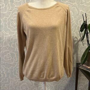 41 Hawthorne Camel-Color Sweater - Sz L